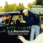 J.J. Barmettler on set of Alien Secrets